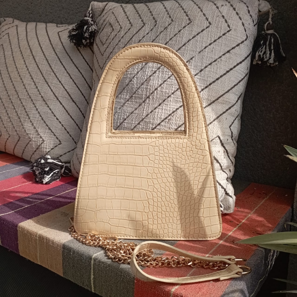 Mock Croc Mini Satchel Bag - Picture 15 of 16